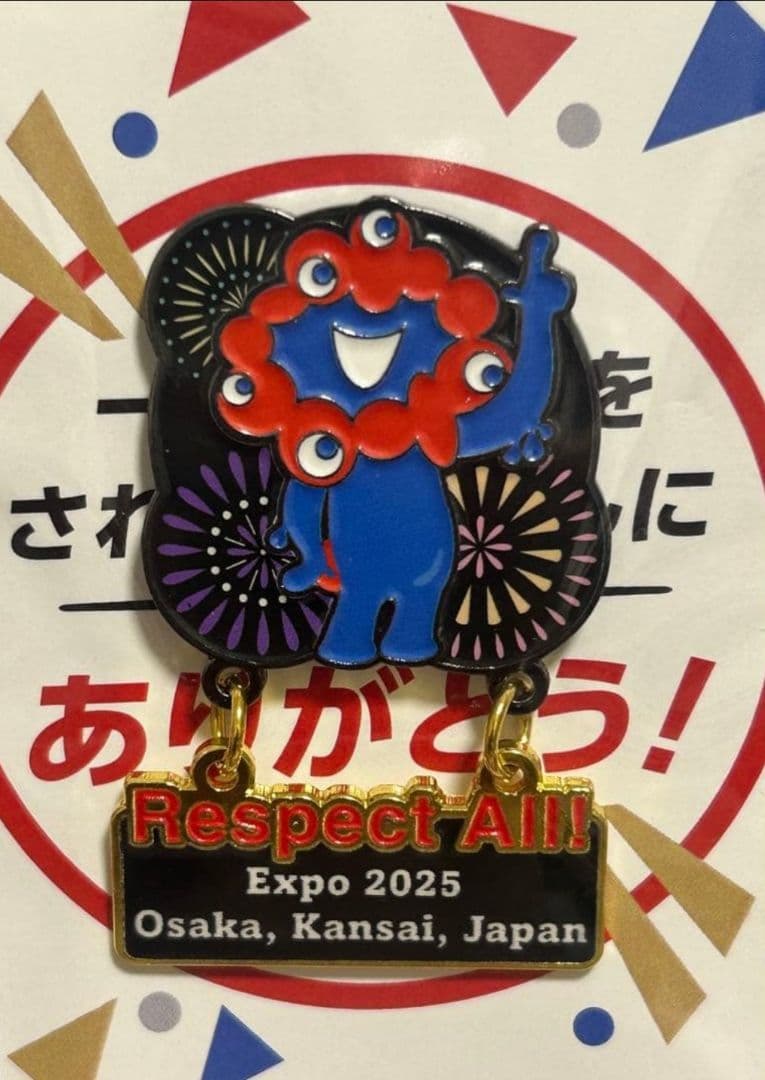 m*す様 ミャクミャク ピンバッジ 大阪、関西万博