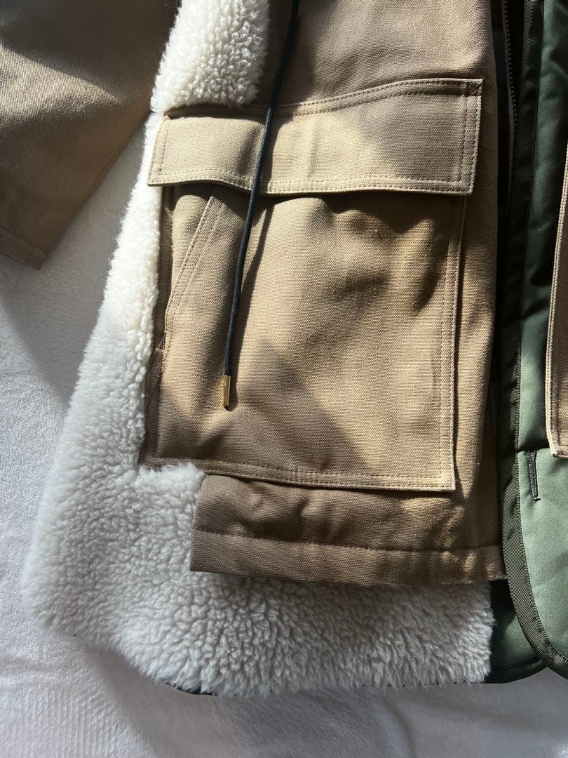 本物・sacai x Carhartt WIP Canvas Parka