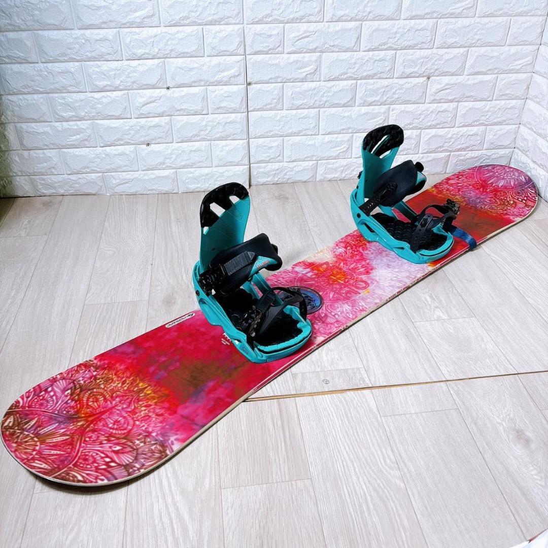 レディース スノボーセット スノーボード NITRO 146 サロモン リズム