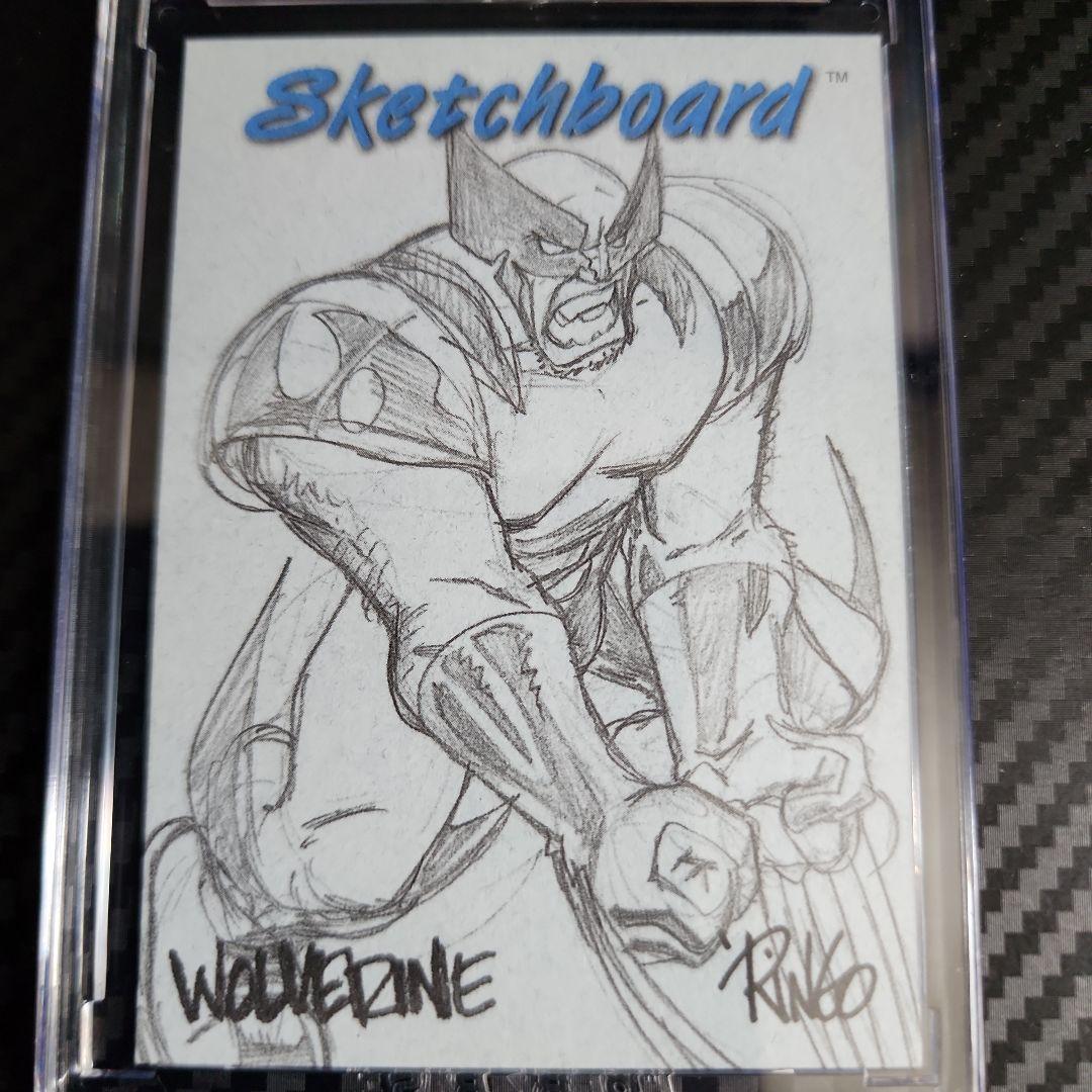 1998　skyBox　Sketchboard　blue　ウルヴァリン　青