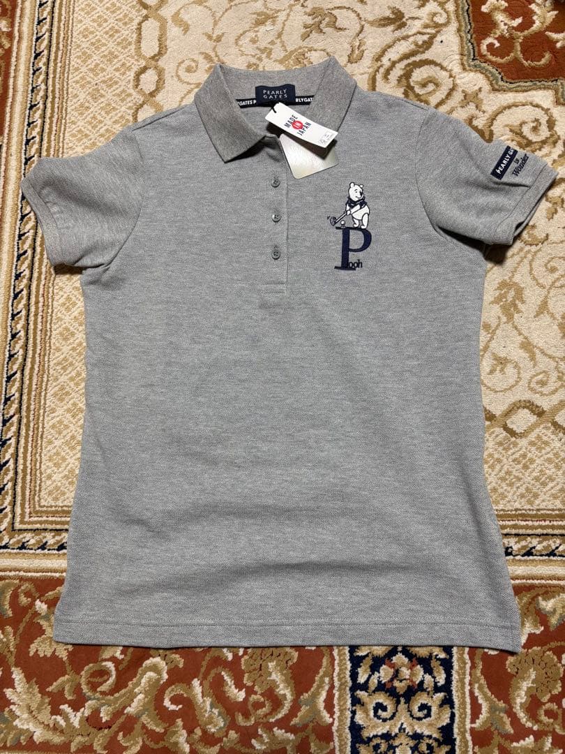 PEARLYGATES プーさんディズニー100周年 コラボポロシャツ サイズ0