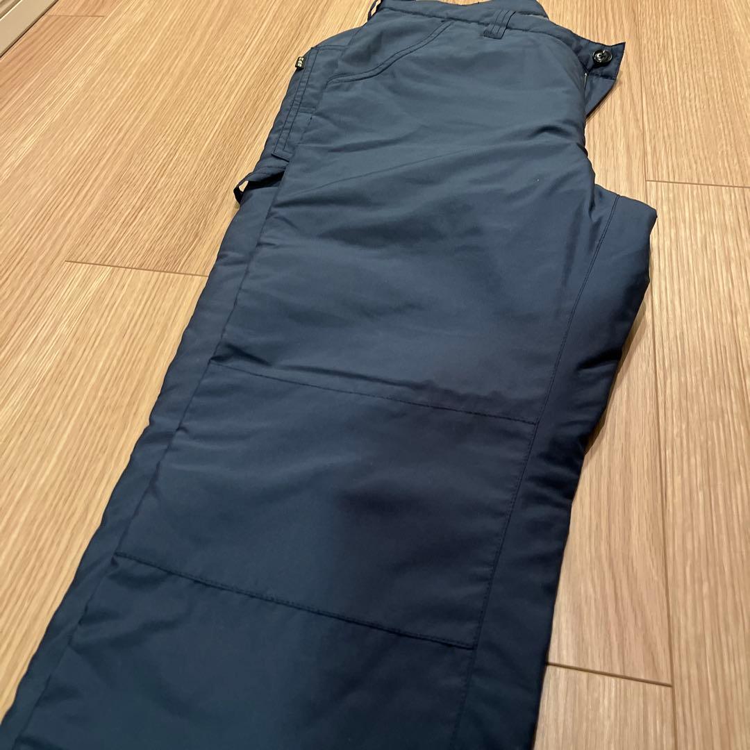 ラフアンドスウェル　防寒パンツ　レア　ネイビー　キルティング　M