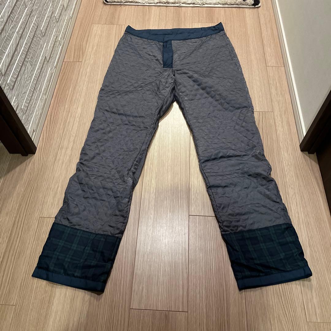 ラフアンドスウェル　防寒パンツ　レア　ネイビー　キルティング　M