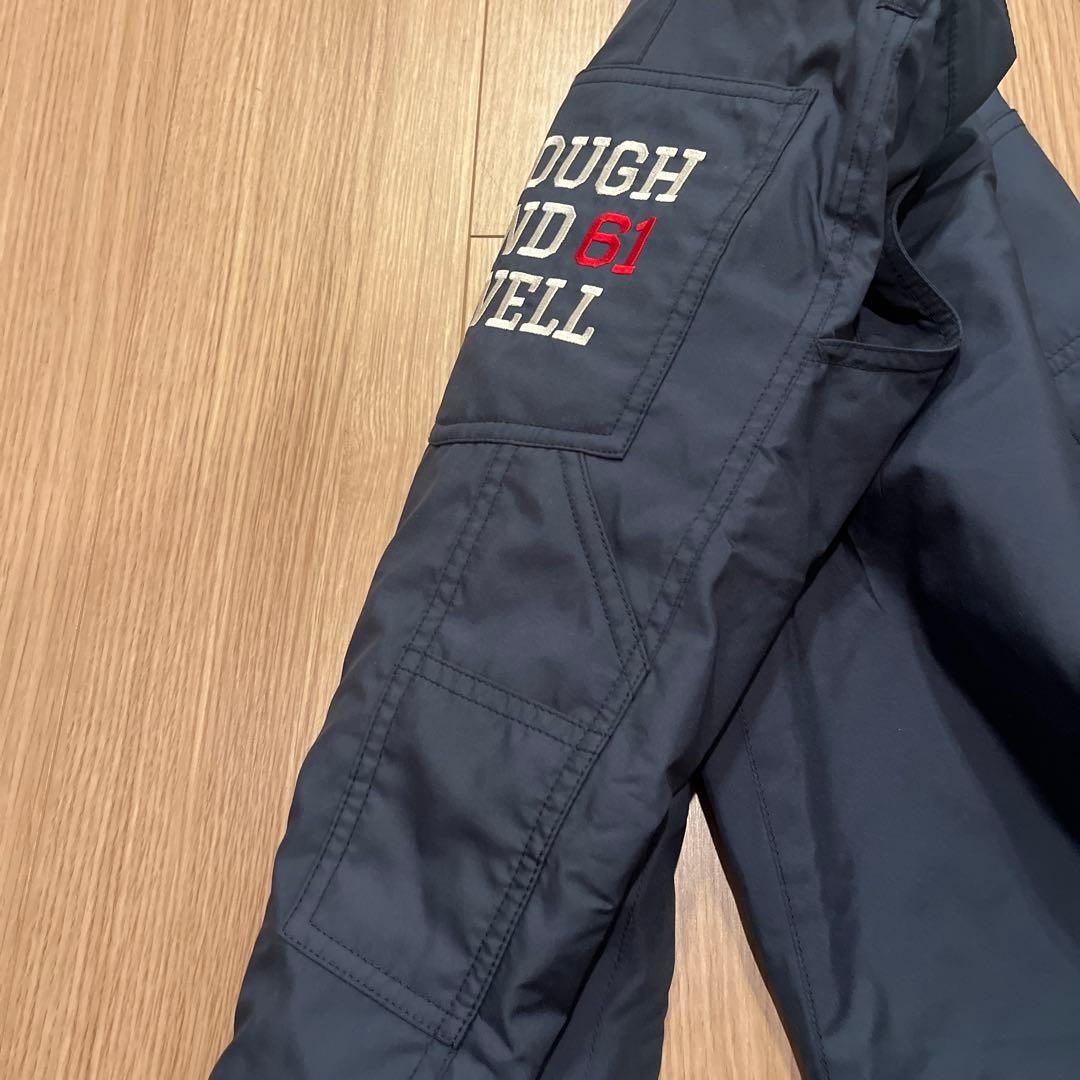 ラフアンドスウェル　防寒パンツ　レア　ネイビー　キルティング　M