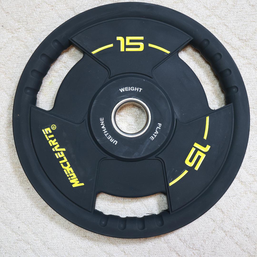 MUSCLE ARTS オリジナルオリンピックプレート15kg 二枚目
