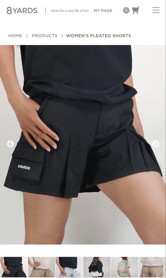 8YARDS ショートパンツ Mサイズ