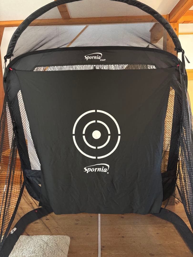 Spornia ゴルフ練習用ネット レギュラーサイズ　黒