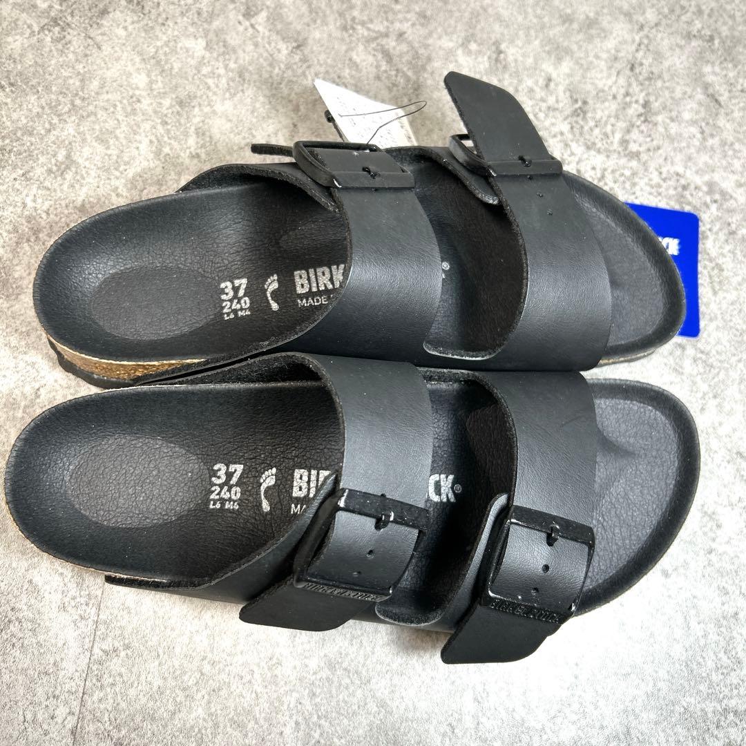 新品・タグ付き【ビルケンシュトック】アリゾナ/ビルコフロー/ブラック/24/幅広