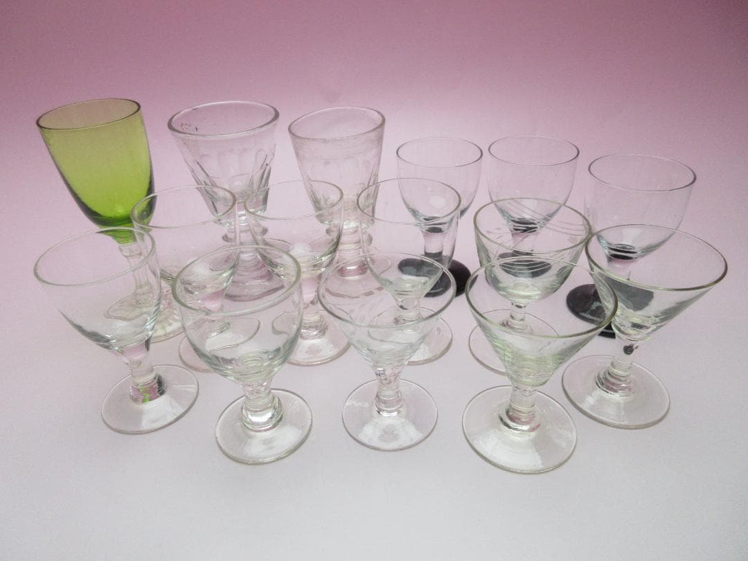 明治～大正 他 リキュールグラス まとめて B 70610