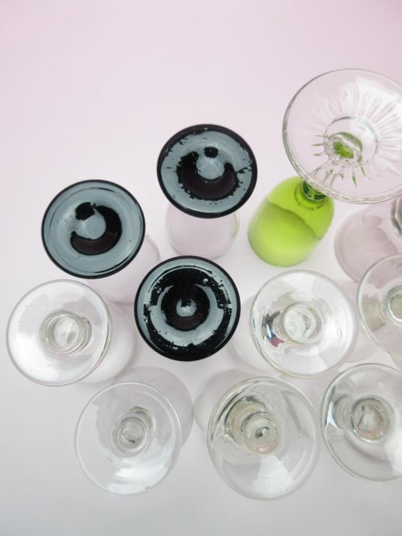 明治～大正 他 リキュールグラス まとめて B 70610