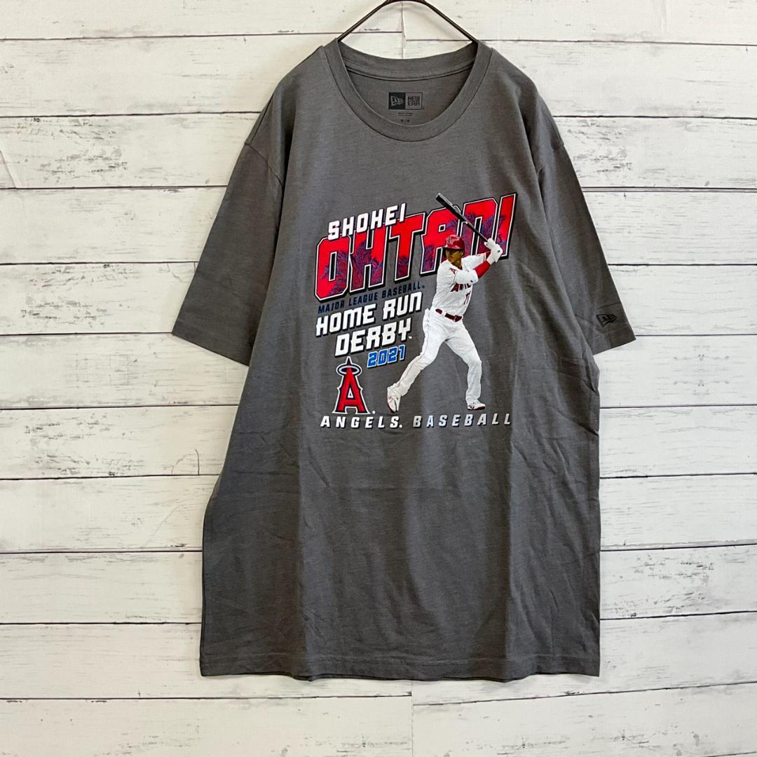 超希少公式　NEW ERA 大谷翔平 2021年ホームランダービー記念Tシャツ