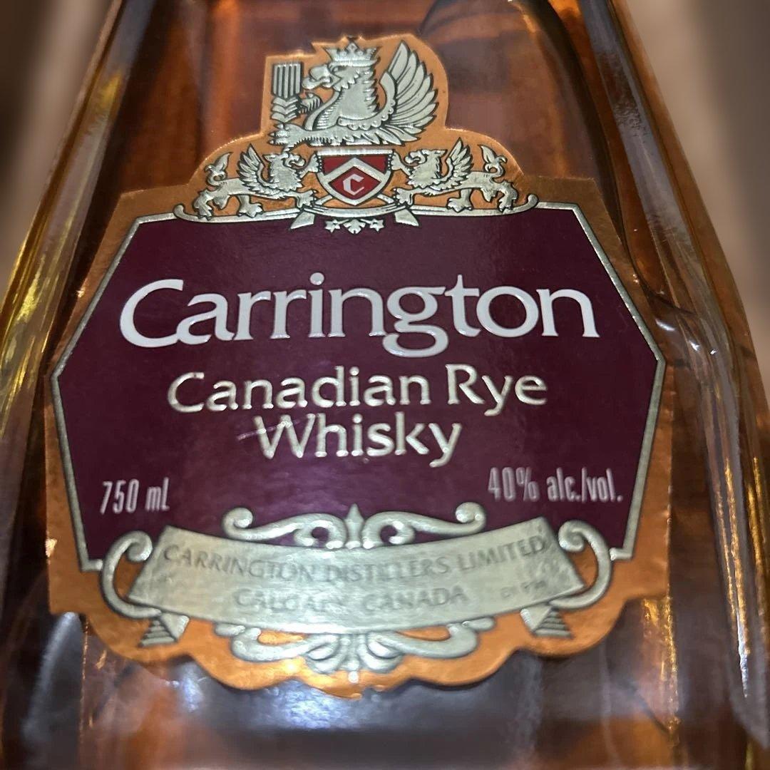 貴重Carrington カナディアンウイスキー 750ml 40%ヴィンテージ