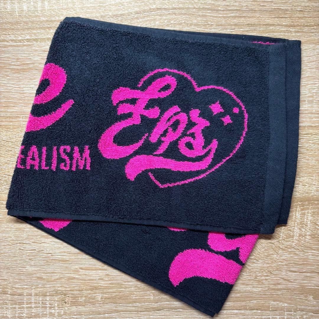 【きゅるして】逃げ水あむ タオル 赤 チームいちご ベースボールシャツ バッグ