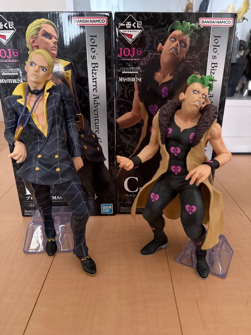 ジョジョの奇妙な冒険　一番くじ　B賞　プロシュート　C賞　ペッシ