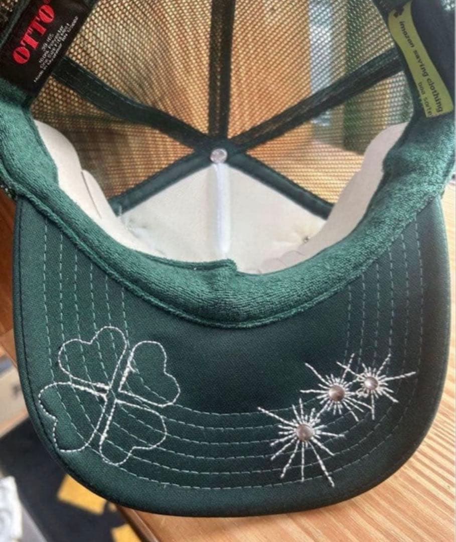 imozonsavingclothing キャップ　ダークグリーン　mikado