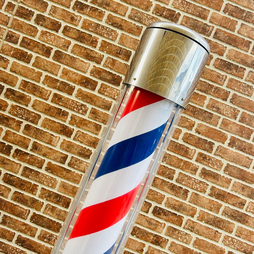 【動作ok】喜田アイディア サインポール 理容室 美容室 床屋 業務用