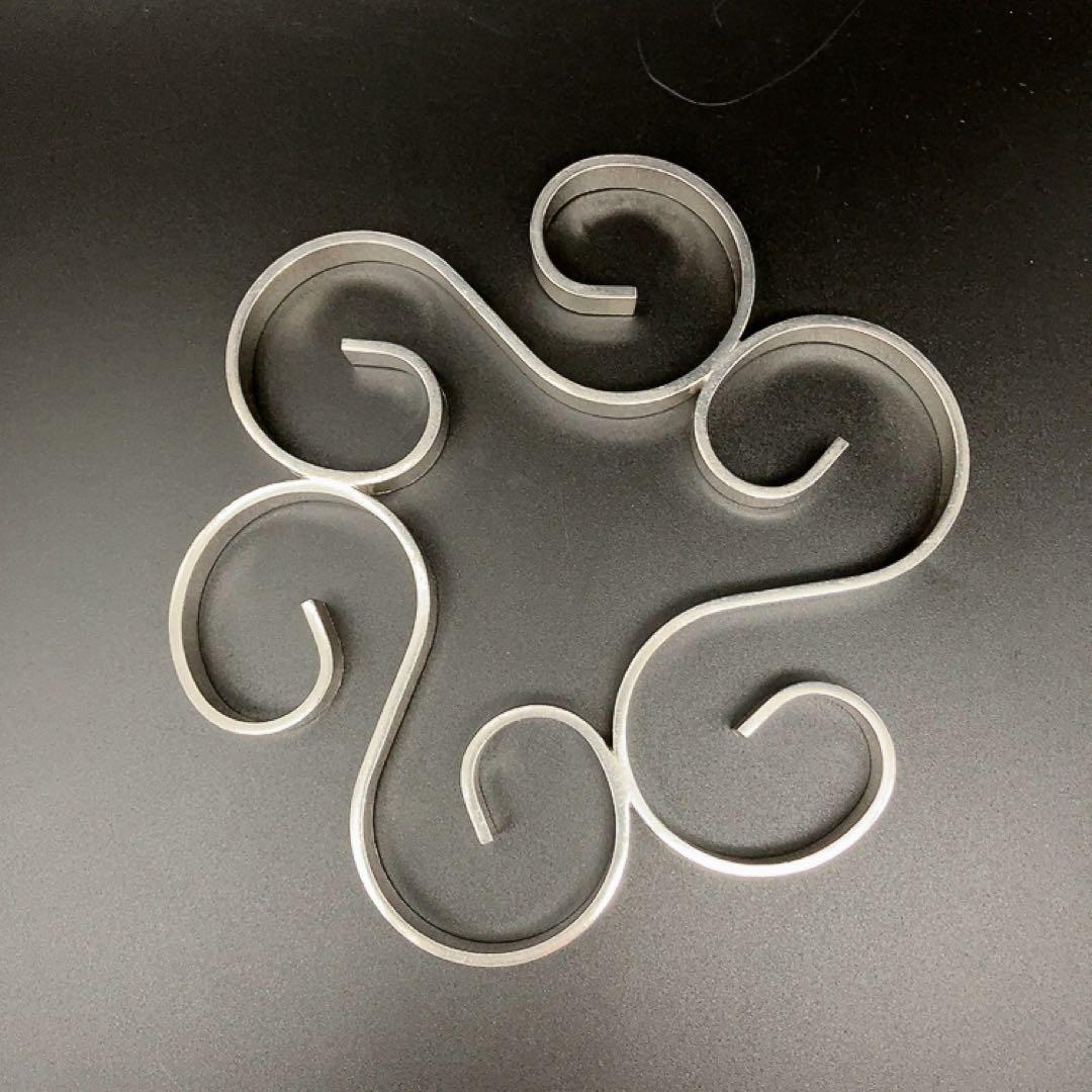 クリストフル ガリア 鍋敷き ① Gallia アンティーク シルバープレート