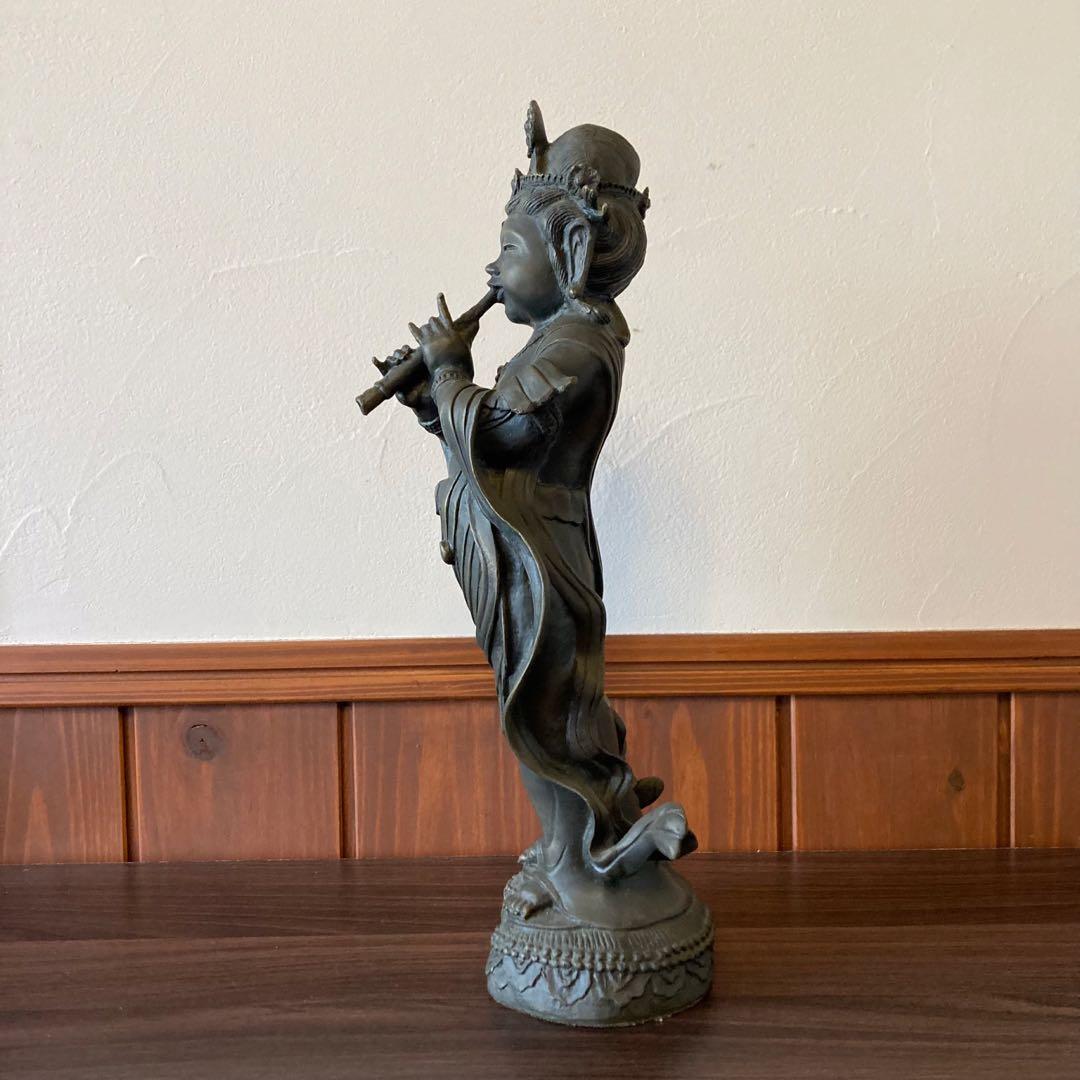 天平の調べ 山崎溥之作 フランクリン画廊 骨董 工芸 置物 古美術