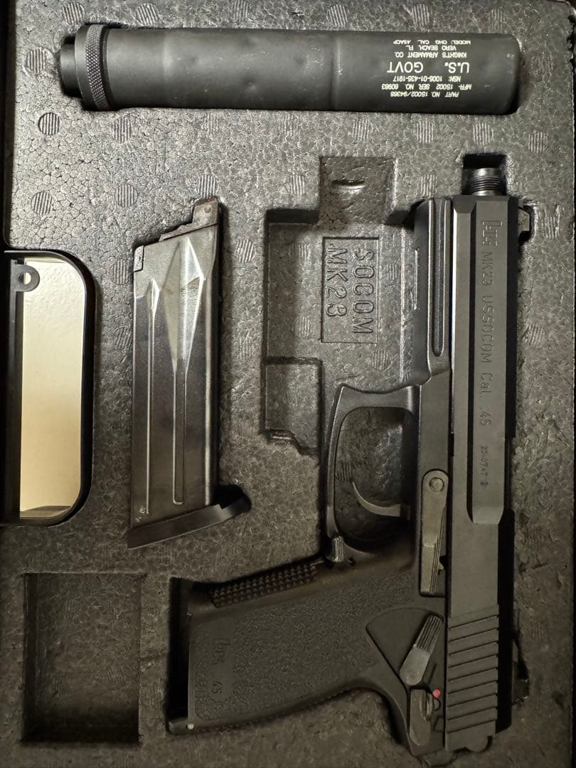 お盆限定セール　ksc ソーコム　ガスブローバック　ガンケース　サイレンサー