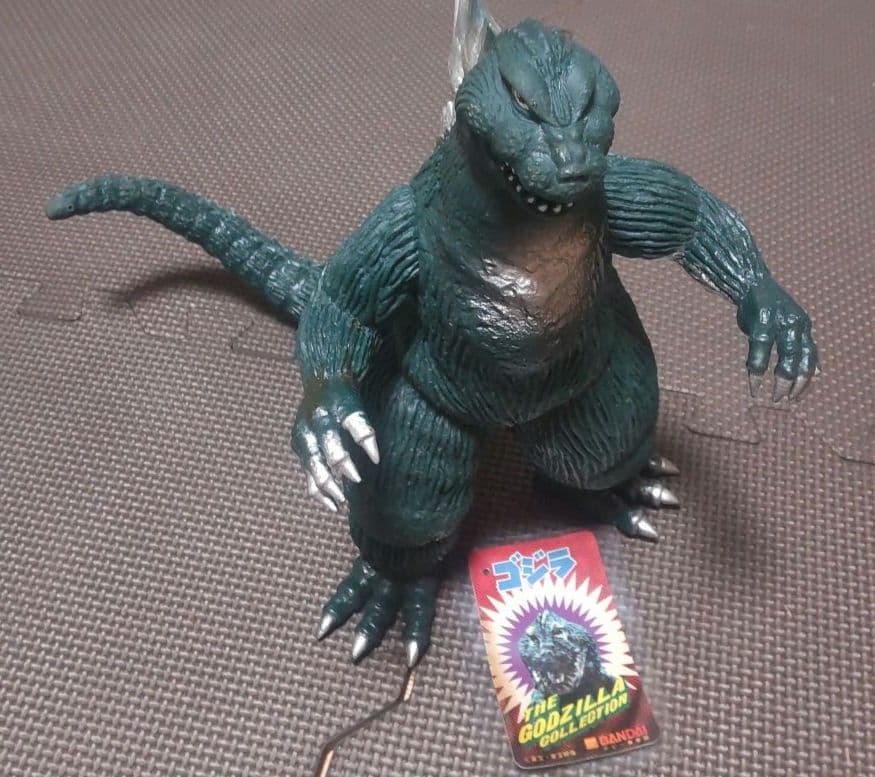 BANDAI ゴジラ 1983 ソフビ キンゴジ タグ有り
