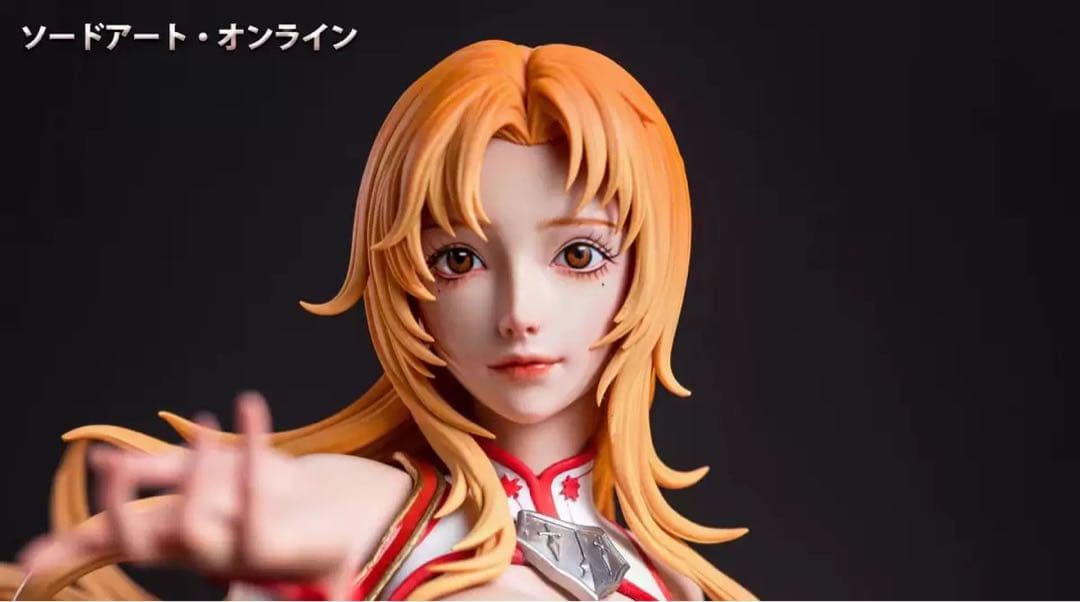 ソードアートオンライン アスナ 1/4  ガレージキット ガレキ スタチュー ②