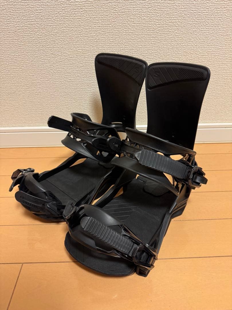 サロモン　リズム　Mサイズ　ブラック　スノボビンディング【24-25モデル】