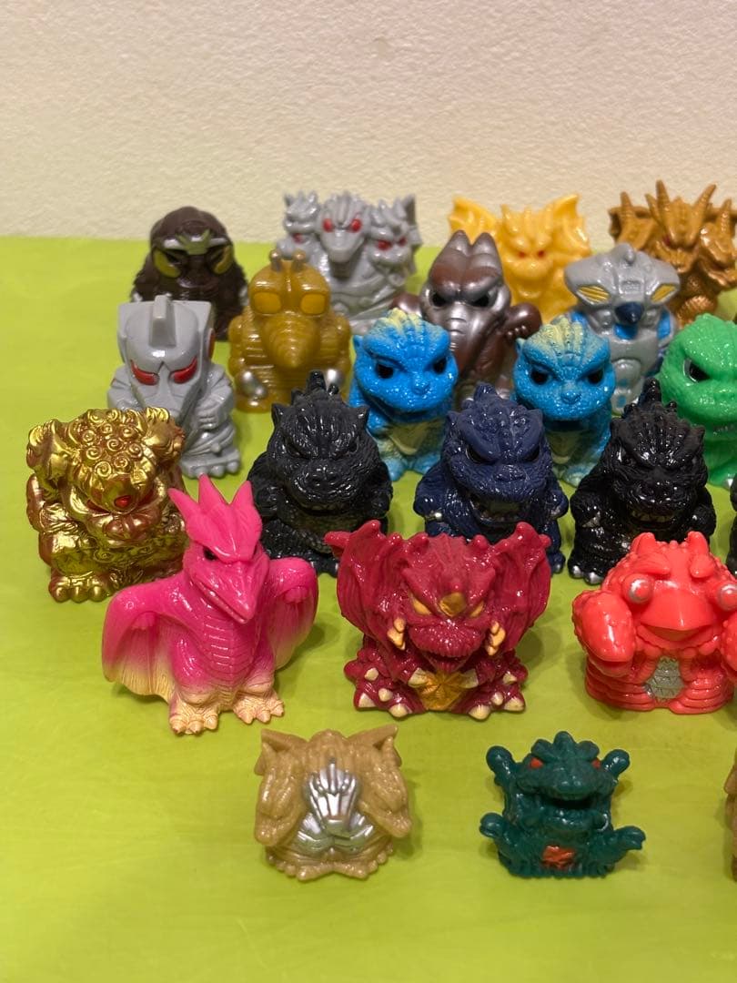 ゴジラ　指人形　ソフビ　レトロ　希少　レア58体セット（52種）