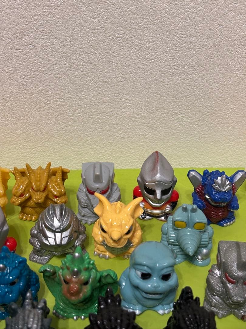 ゴジラ　指人形　ソフビ　レトロ　希少　レア58体セット（52種）