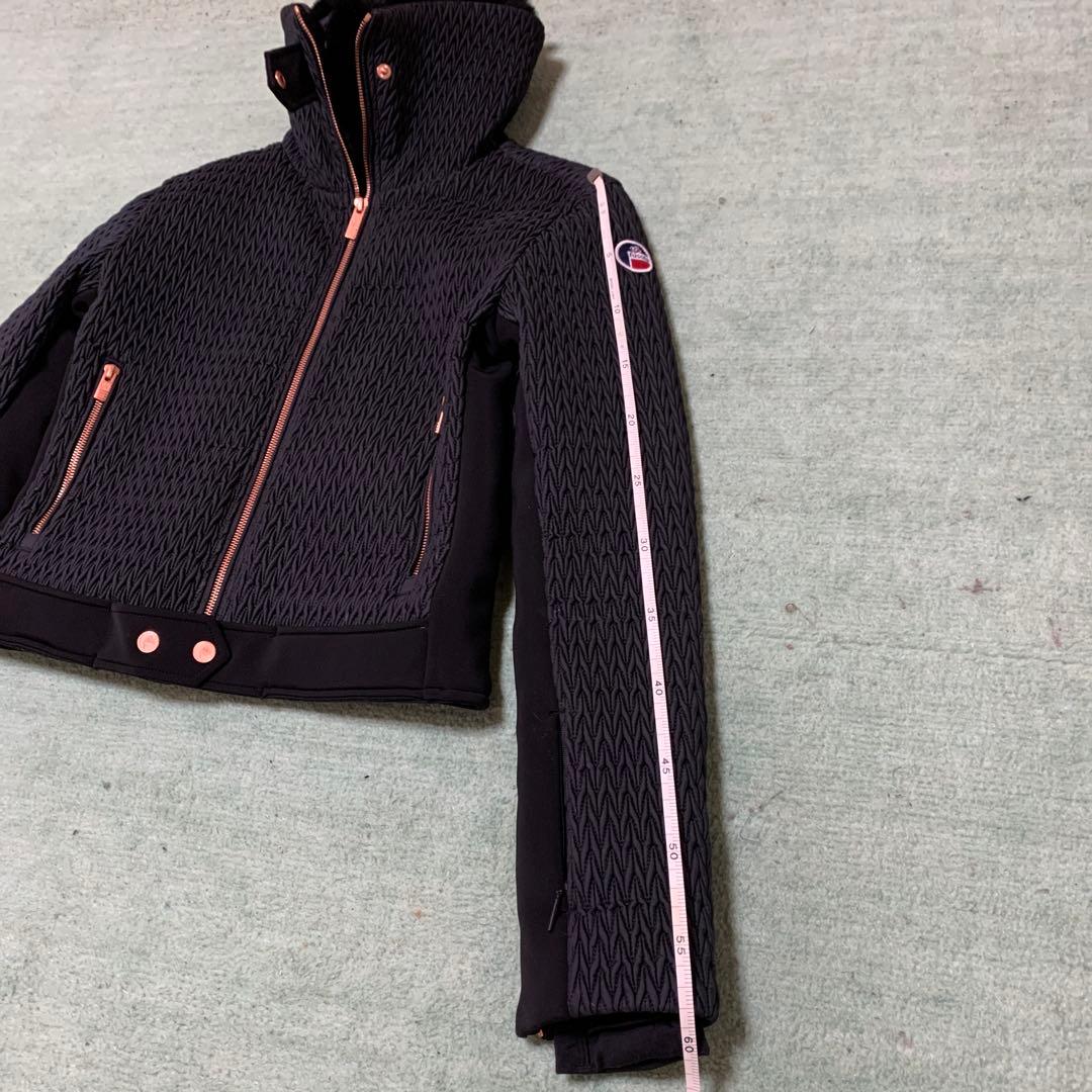 fusalp スキーウェア、ファー襟ショートパーカー　サイズM