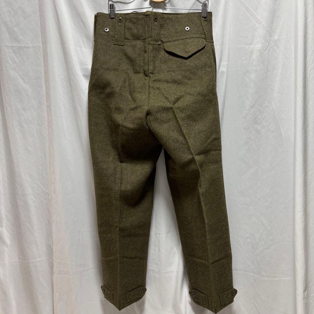 カナダ軍 50's バトルドレスウールトラウザーズ ウールパンツ デッドストック