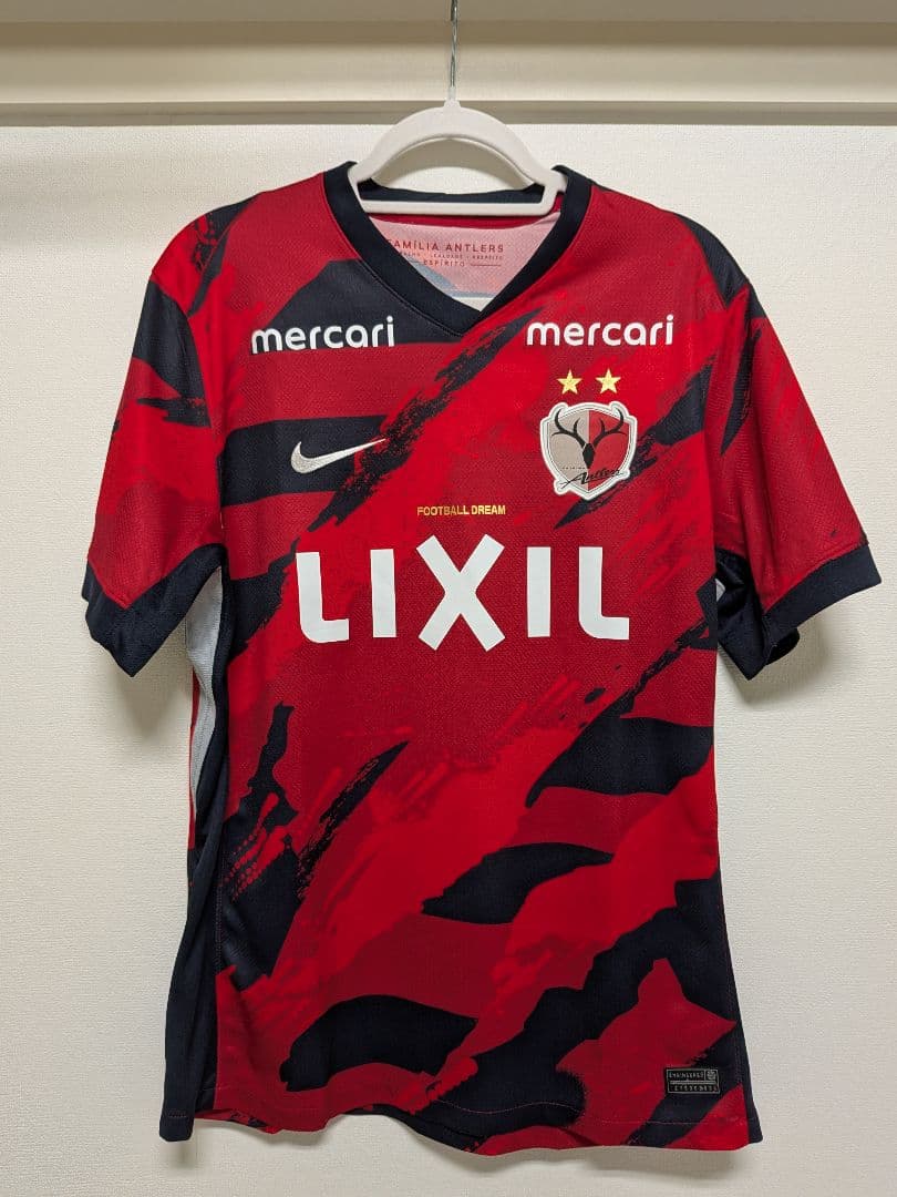 び*る様 【鹿島アントラーズ】2025国立限定レプリカユニフォームレッド12 X