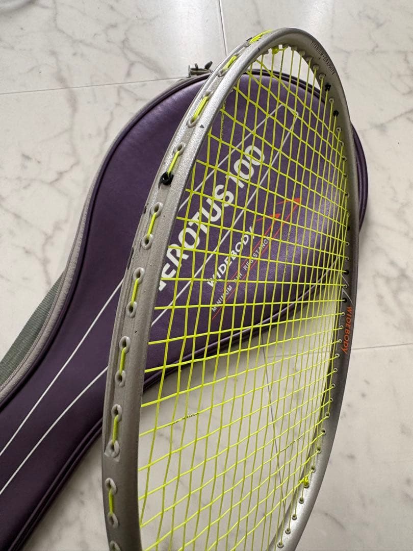 超希少！レア！当時物！旧ロゴ！YONEX エアロータス100 専用ケース付き