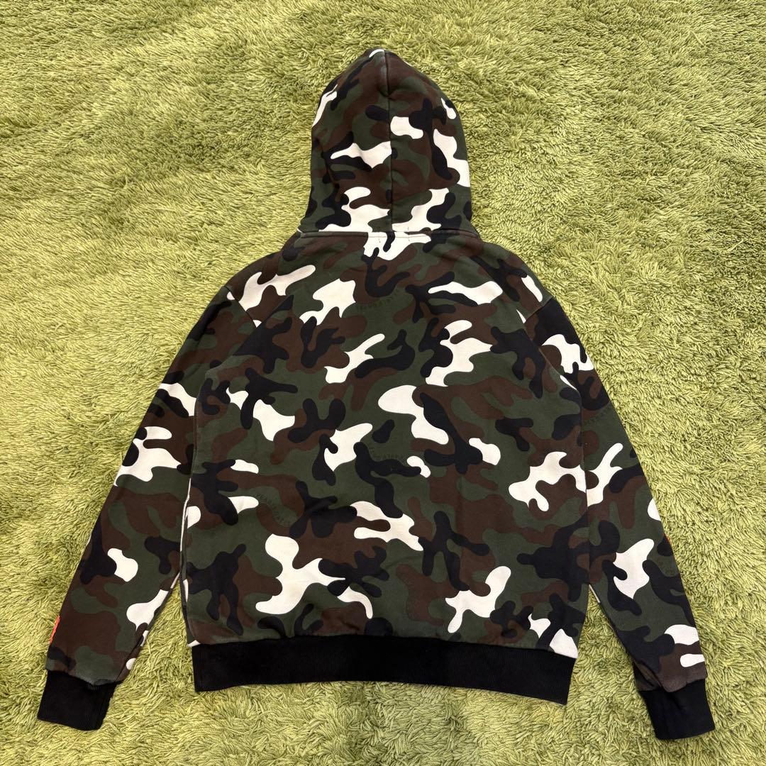 パーリーゲイツ PEARLYGATES パーカー 迷彩 カモフラ ワッペン 1