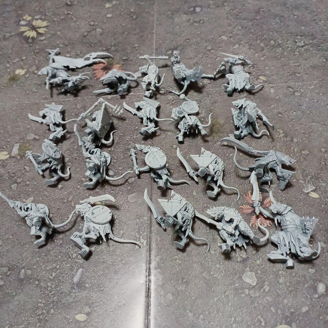 ウォーハンマー AOS スケイヴンタイド スケイヴン陣営 一部塗装済