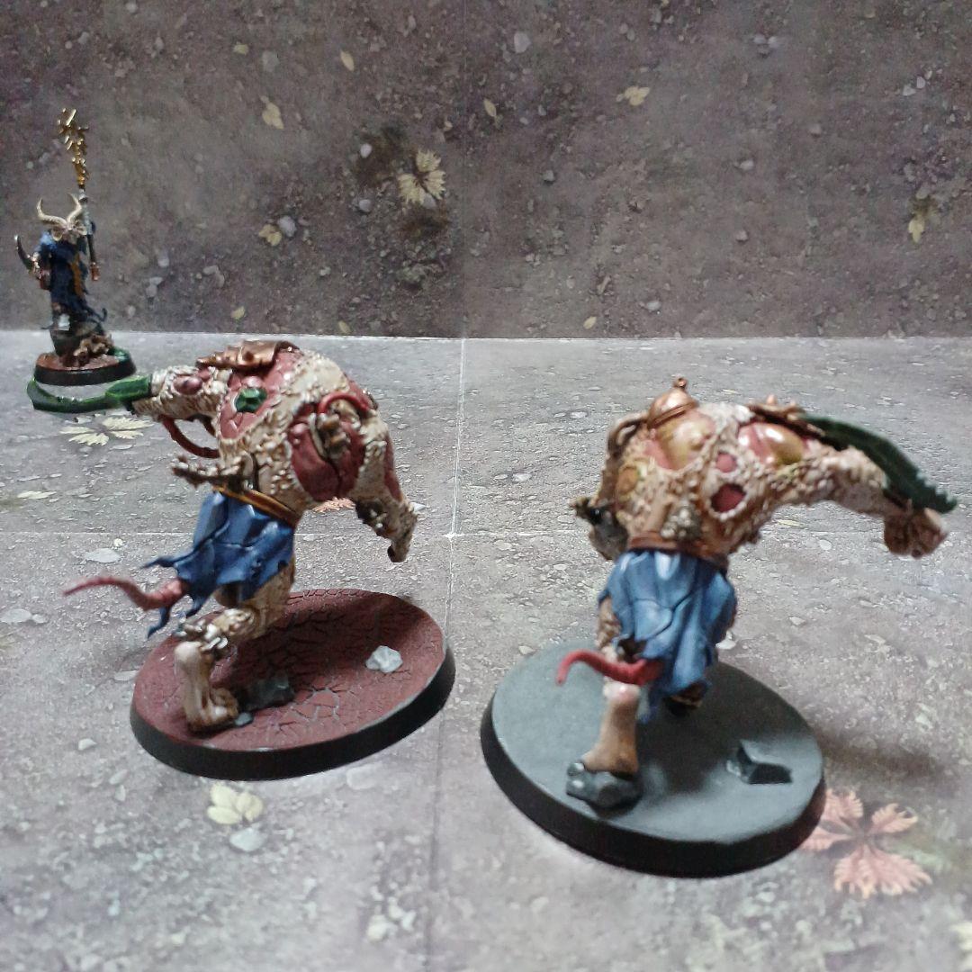 ウォーハンマー AOS スケイヴンタイド スケイヴン陣営 一部塗装済