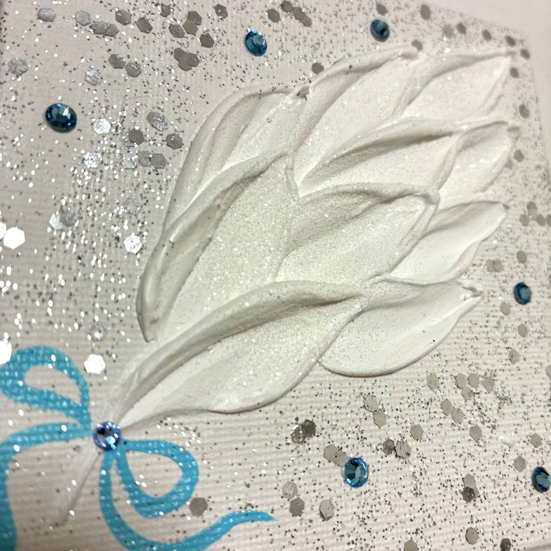 開運絵画　オリジナル　天使の羽根　龍の鱗