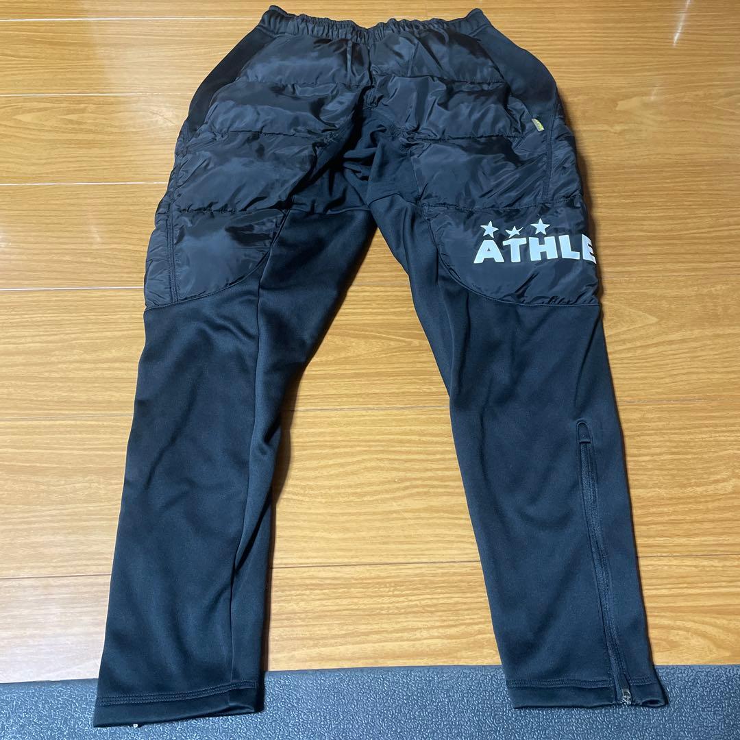 ATHLETA(アスレタ) 中綿トレーニングパンツ ブラック S 女子使用