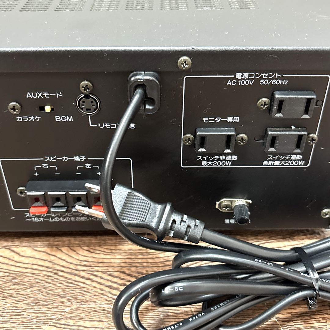 【美品/内部清掃済み】 BMB カラオケ ミキシングアンプ NDA-X33