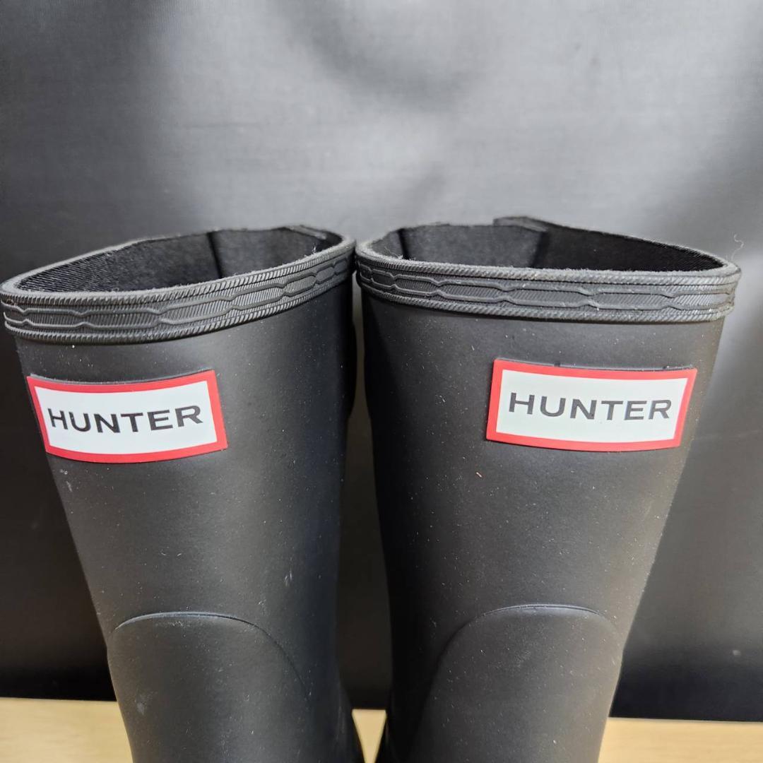★未使用　HUNTER　レインブーツ　ショート バック アジャスタブル　UK5