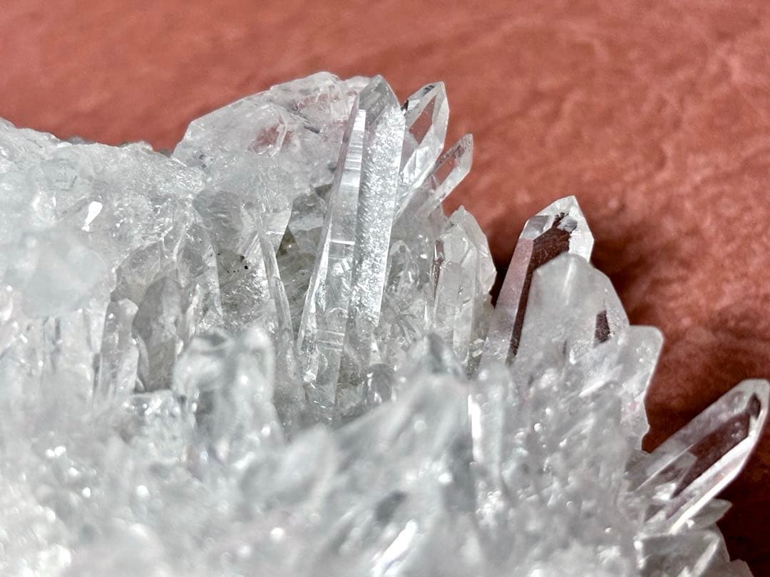 【希少】水晶 クラスター (ミナスジェライス州)原石 マーカサイトインクォーツ