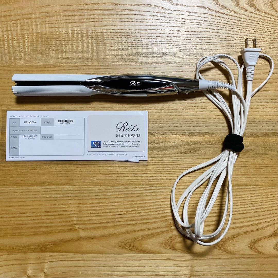 【美品 動作確認済】refa ストレートアイロン RE-AC02A