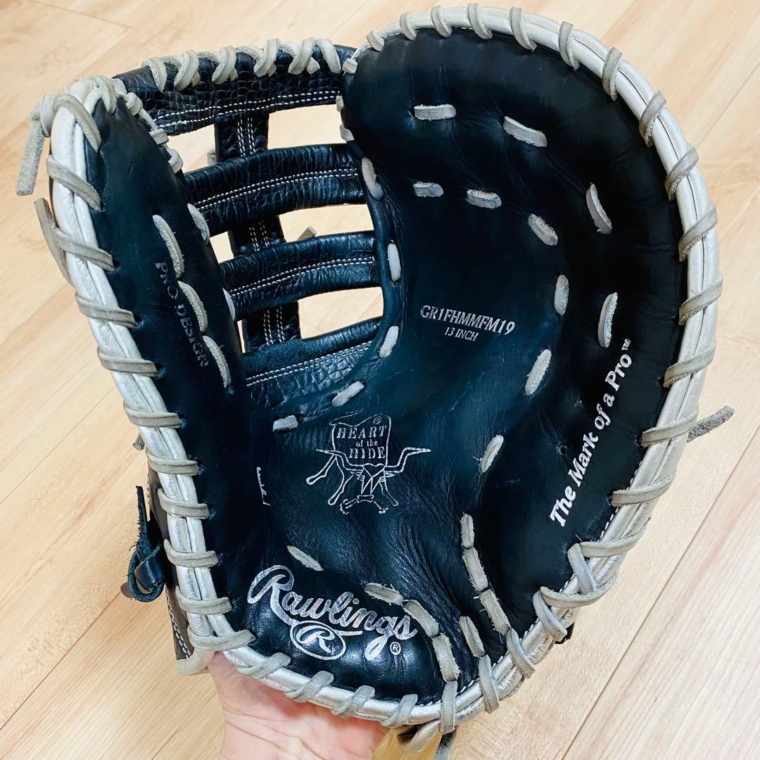 ★美品★ローリングス 一般 軟式グローブ HOH ファーストミット クロコダイル