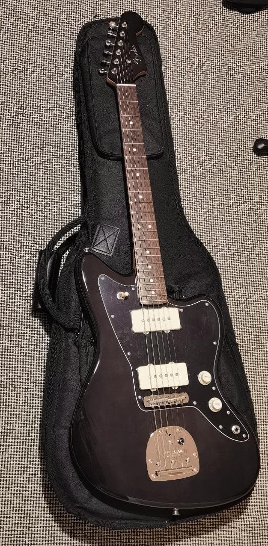ギター Fender FSR Jazzmaster Alder Trans Black