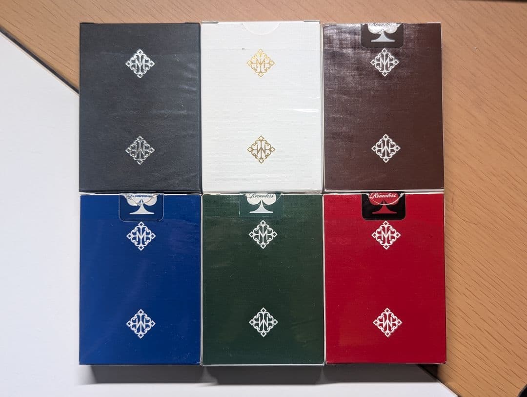 ROUNDERS PLAYING CARDS ラウンダーズ6色