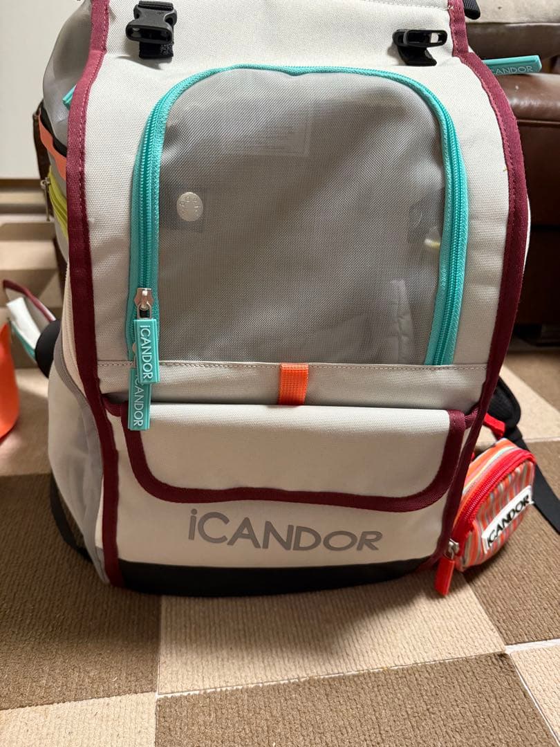 (値下げ中).iCANDOR リュック型キャリーバッグ　別売り付属品付
