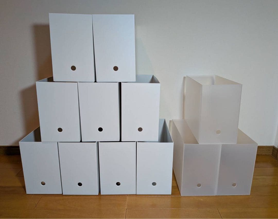 ■送料込■無印良品 MUJI 再生ポリプロピレン入りファイルボックス 引出 収納