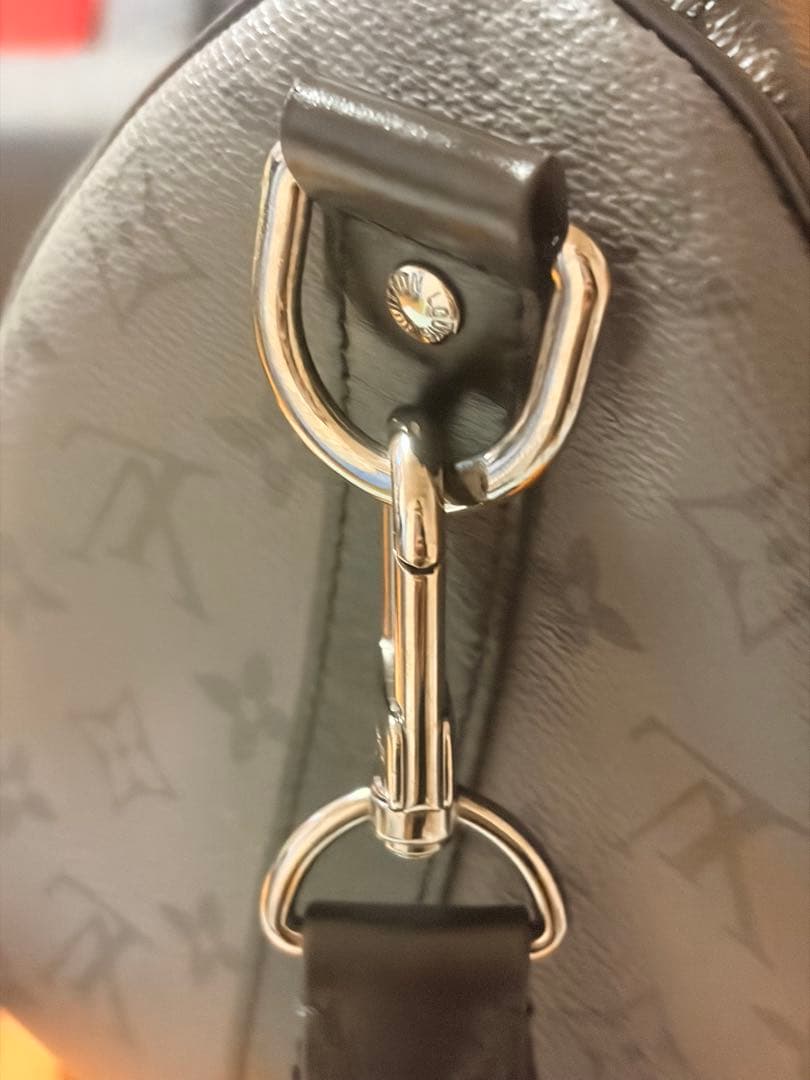 ルイヴィトン キーポルバンドリエール35 モノグラム エクリプス M46655