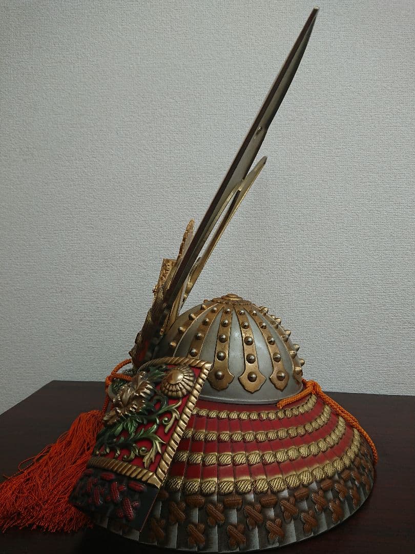H1 牡丹獅子星兜 兜飾 観音様 Japanese Helmet Kabuto