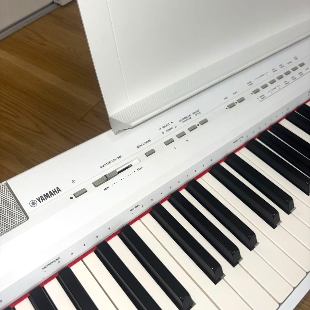 YAMAHA電子ピアノ デジタルピアノP-105 ホワイト