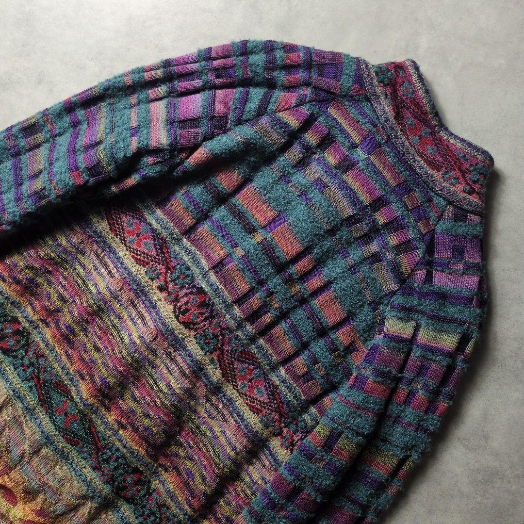 М.&KYOKO 佐藤繊維 ニットコート ロングカーディガン